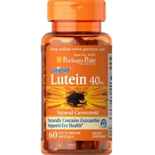 Puritan's Pride Lutein with Zeaxanthin 40 mg Лютеин з зеаксантином 60 гелевих капсул: Форма випуску капсули