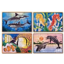 Melissa & doug Життя моря-набір з 4 пазлів (MD3795): Виробник Melissa&Doug
