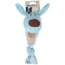 Игрушка для собак Flamingo Shabby Chic Dog с мячом и пищалкой 40х10 см: Производитель Flamingo