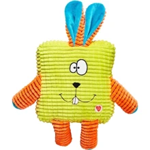 Игрушка GimDog Cuddly Cubes для собак кролик с пищалкой 30 см салатовый (2700000010426): Производитель GimDog