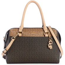 Жіноча сумка саквояж GUESS коричнева (GU0671W): Стать Женский