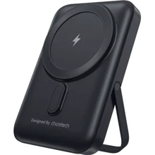 Зовнішній акумулятор Choetech Power Bank 10000mAh Magnetic Wireless 20W Black (B743-CCBK): Ємність батареї, мАг 10000