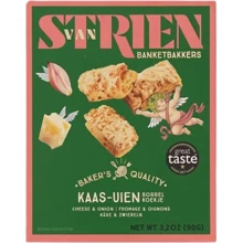 Печенье Van Strien Banketbakkers с сыром и луком 90 г (8716827029061): Вес нетто 90 г