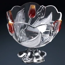 Салатник Walther Glas Nadin Satin-Red-Gold 6135WG (210мм): undefined undefined