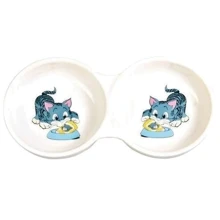 Миска Trixie двойная 0.15л 11см (4011905040141): Тип Миски