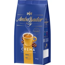 Кофе в зернах Ambassador Crema 1000 г (8720254649665): Вид напитка кофе в зернах