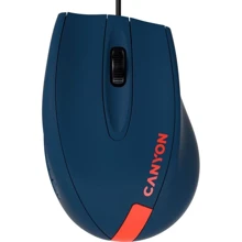 Мышь Canyon CNE-CMS11BR Blue/Red: Интерфейс подключения USB