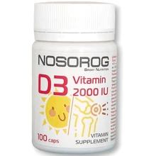 Nosorog Vitamin D3 2000 IU 100 caps / 100 servings: Пол Унисекс