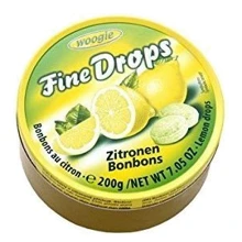 Льодяники Woogie Fine Drops Zitronen Bonbons 200 г (WT1797): Вага, г 200