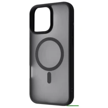 Чехол для iPhone WAVE Matte Insane Case with MagSafe Black for iPhone 16 Pro: Цвет черный