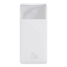 Зовнішній акумулятор Baseus Power Bank 30000mAh Bipow Display 20W White (PPDML-N02/PPBD050402)