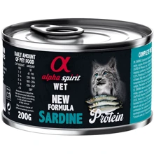 Влажный корм Alpha Spirit Sardine for Adult Cats для взрослых котов с сардиной 200 г (as311230): Тип Влажный корм