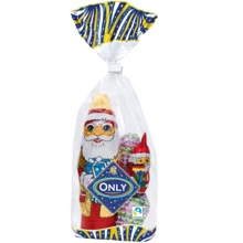 Шоколад молочний Only Santa Clauses Санта Клаус Мікс 100 г (9002859050381): Вага, г 100
