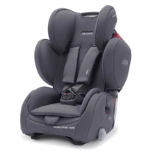 Автокрісло Recaro Young Sport Hero Core Simply Grey (00088014260050): Група 1/2/3