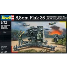 Модель Revell Пушка 8 8 cm Flak 36 mit Sd.Ah. 202 1:72 (3174): Производитель Revell