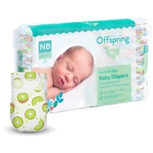 Подгузники Offspring Tangy Hairykiwi NB размер до 4 кг 56 шт. (DP-OI-FAT-NB56P-HKW): Тип Подгузники