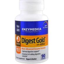 Enzymedica Digest Gold with ATPro Пищеварительные ферменты 90 капсул: Тип Пищеварительные ферменты