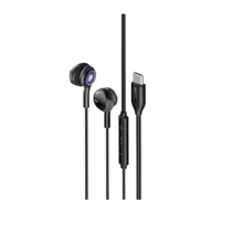 Навушники Promate LumiBuds-C Black (lumibuds-c.black): Тип конструкції вкладыши