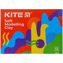 Пластилин восковой Kite Fantasy 12 цветов 240 г (K22-1086-2): Производитель KITE