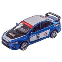 Машинка металлическая Автопром Mitsubishi Lancer Evolution синяя (68410): Тип Готовая модель