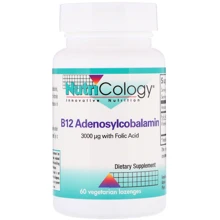 Nutricology B12 Adenosylcobalamin 60 Lozenges (ARG-56570): Тип Витамин B