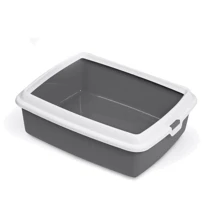 Туалет для котов MPS Hydra Maxi Grey 50x40x16.5 см серый: Вид Открытый