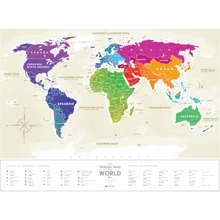 Скретч-карта мира Travel Map Gold World (Ukr): Производитель 1DEA.me