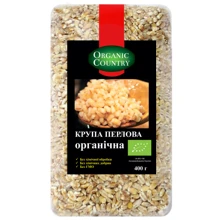 Крупа перловая органическая, Organic Country, 400 г (WT3172): Вес нетто 400 г