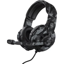 Наушники Trust GXT 411K RADIUS 3.5mm Black Camo (24360): Тип конструкции полноразмерные