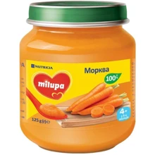 Milupa пюре морковь 125 г от 4 мес.: Вид Овощное