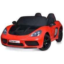 Дитячий електромобіль Bambi Racer Porsche червоний (M 5737AL-3(48V)): Вид автомобиль