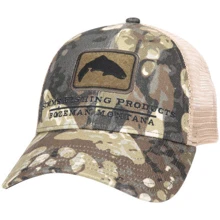 Бейсболка Simms Trout Icon Trucker Riperian Camo хаки (12226-907-00): Производитель Simms