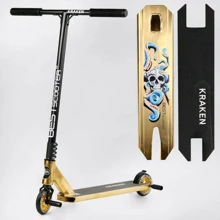Самокат трюковый Best Scooter Kraken золотистый (KR-93091): Количество колес 2