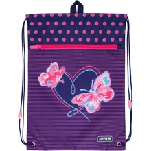 Сумка для взуття з кишенею Kite Education Butterflies K21-601M-3: Стать для дівчаток