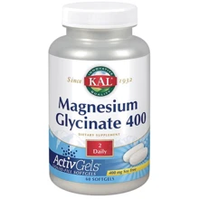 KAL Magnesium Glycinate 400, Soy Free, 400 mg, 60 Softgels (CAL-40114): Тип магній