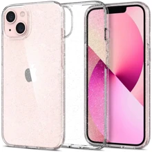Чехол для iPhone Spigen Liquid Crystal Glitter Crystal Quartz (ACS03516) for iPhone 13: Цвет серебристый