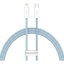 Кабель Baseus Cable USB-C to Lightning Dynamic 20W 1m Blue (CALD000003): Тип USB-C - Lightning