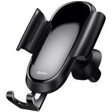 Тримач Baseus Car Holder Air Vent Gravity Black (SUYL-WL01): Виробник Baseus