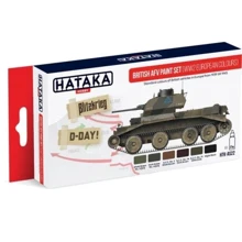 Набір фарб Hataka Hobby Британських броньованих бойових машин (Європейські кольори) періоду Другої Світової війни: Виробник Hataka Hobby