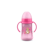 Поїльник Nuvita Тренувальна чашка 6м + 250мл. c м'яким носиком Рожева (NV1440Pink): Матеріал пластик