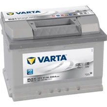 Автомобільний акумулятор Varta 6СТ-61 SILVER dynamic D21 (561400060): Ємність, Ач 61