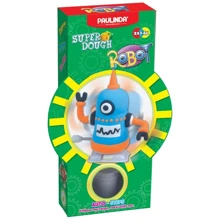 Масса для лепки Paulinda Super Dough Robot заводной механизм (шагает), голубой PL-081178-6: Производитель PAULINDA