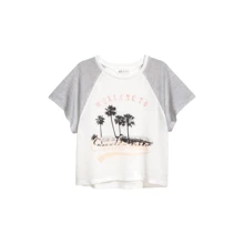 Футболка H&M 4908725 134-140 см белая: Тип Футболки