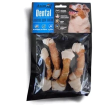 Лакомства для собак AnimAll Dental кость баварская узловая №2М с мясом курицы 10-12 см 4 шт. (2000981274528): undefined undefined