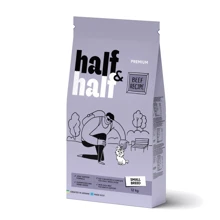 Сухой корм Half & Half для взрослых собак мелких пород с говядиной 12 кг (4820261920734): Тип Сухой корм
