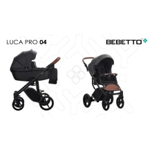 Универсальная коляска 2 в 1 Bebetto LUCA PRO (04) черный (503.33.18.004): Тип коляски универсальная коляска (2-в-1)