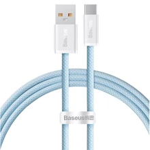 Кабель Baseus USB Cable to USB-C Dynamic Series Fast Charging 100W 1m Blue (CALD000603): Тип USB Cable - USB-C