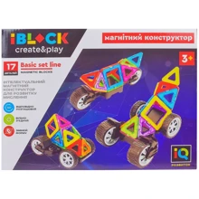 Конструктор магнитный IBLOCK PL-921-260 17 деталей: Количество деталей, шт. 17