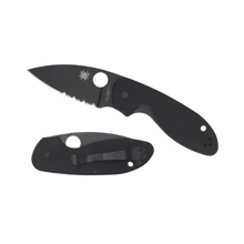 Нож Spyderco Efficent Black Blade: Тип ножа Складной