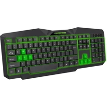 Клавиатура Esperanza EGK201 Green USB LED (EGK201GUA): Подключение проводное